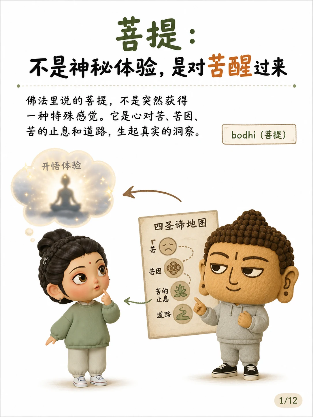 《菩提，不是神秘体验，是对苦醒过来》漫画第 1 页