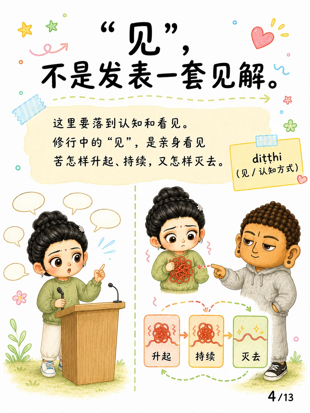 《正见，不是学了很多理论》漫画第 4 页