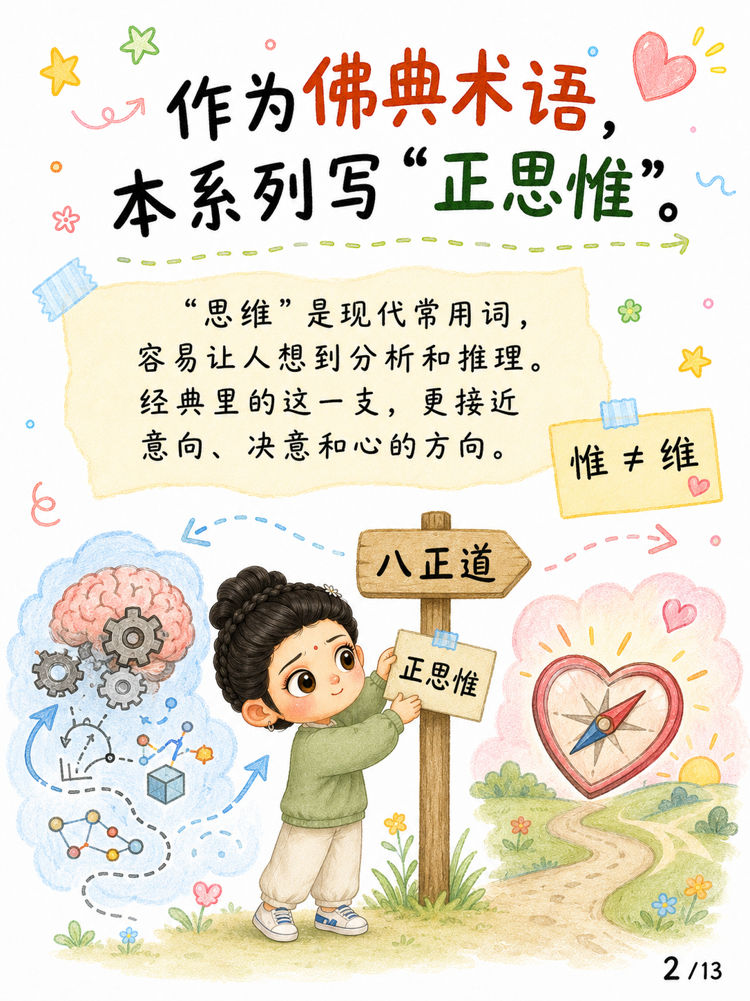 《正思惟，还是正思维？》漫画第 2 页