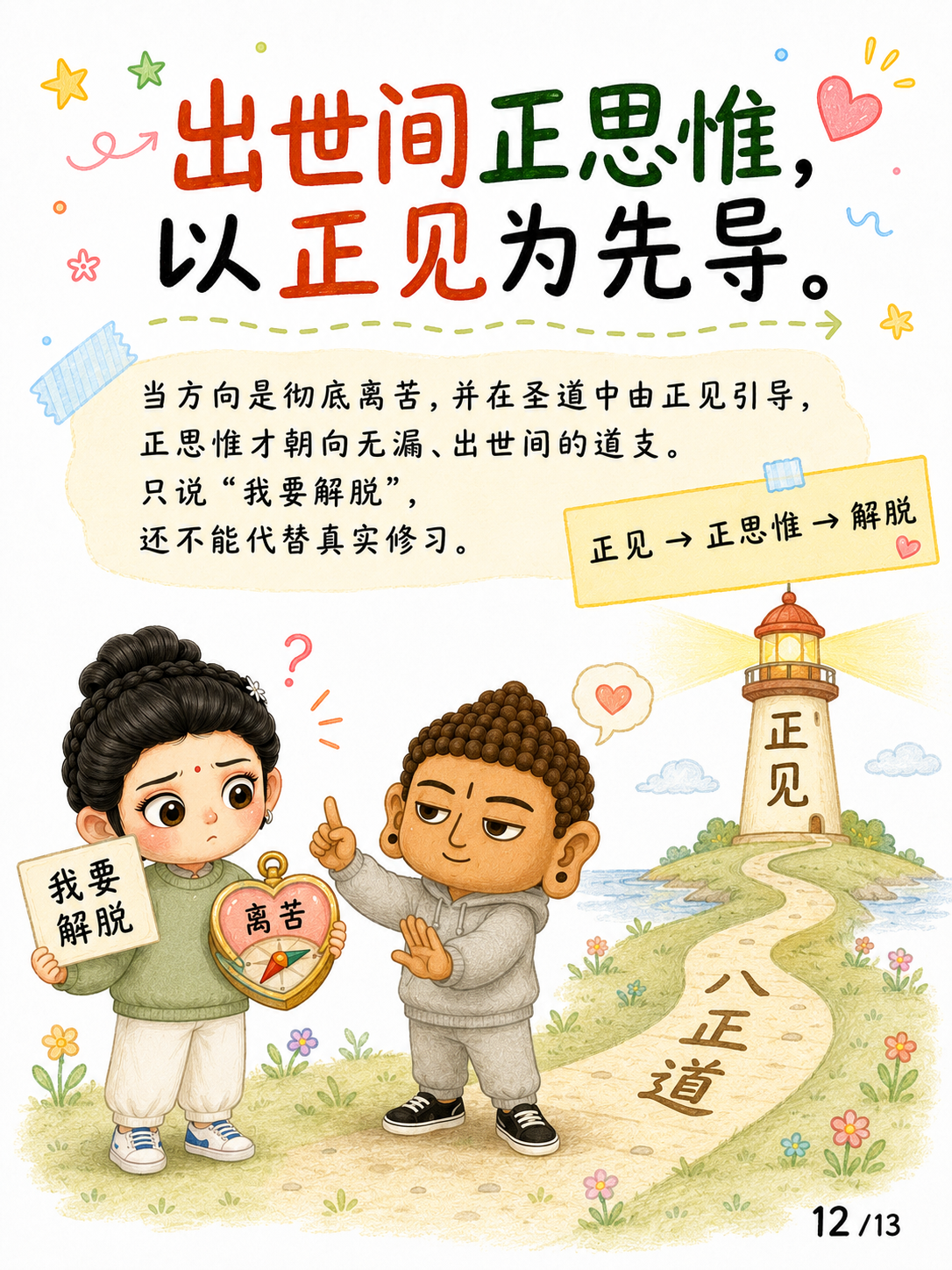 《正思惟，还是正思维？》漫画第 12 页