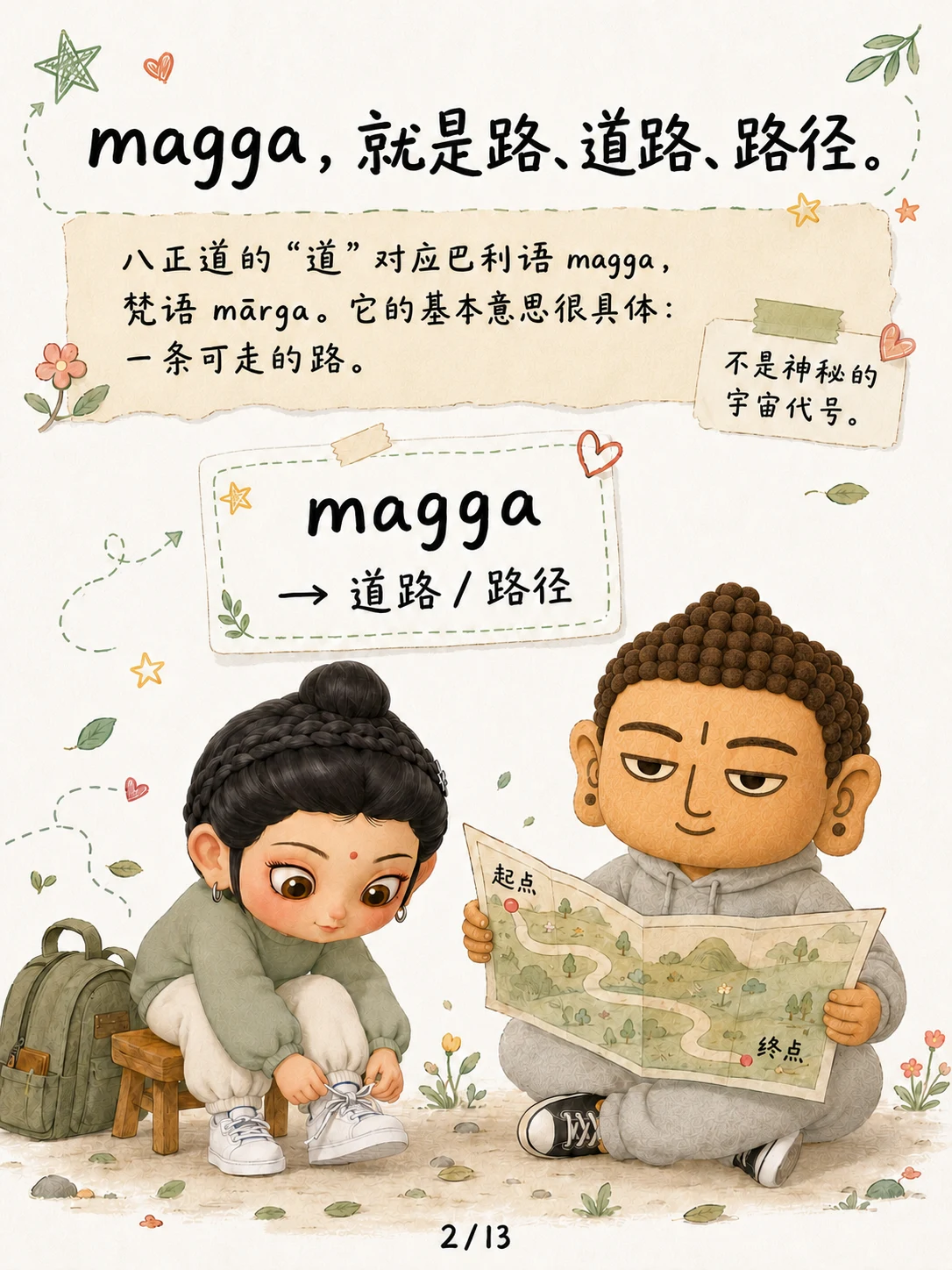 《八正道的“道”，不是《道德经》的“道”》漫画第 2 页