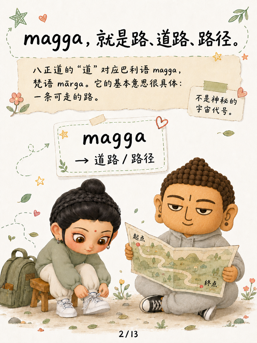 《八正道的“道”，不是《道德经》的“道”》漫画第 2 页