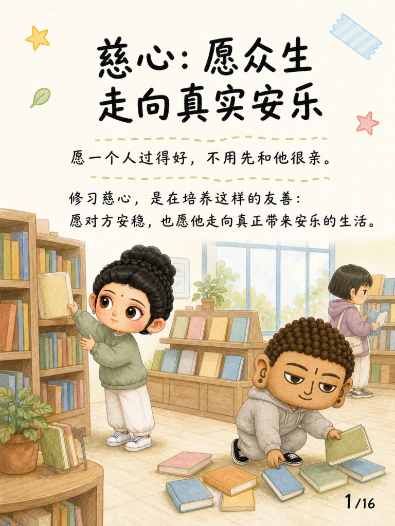 慈心：愿众生走向真实安乐配图
