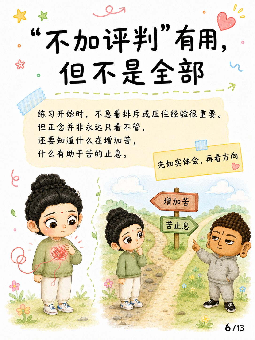 《正念，不是强迫自己永远不走神》漫画第 6 页