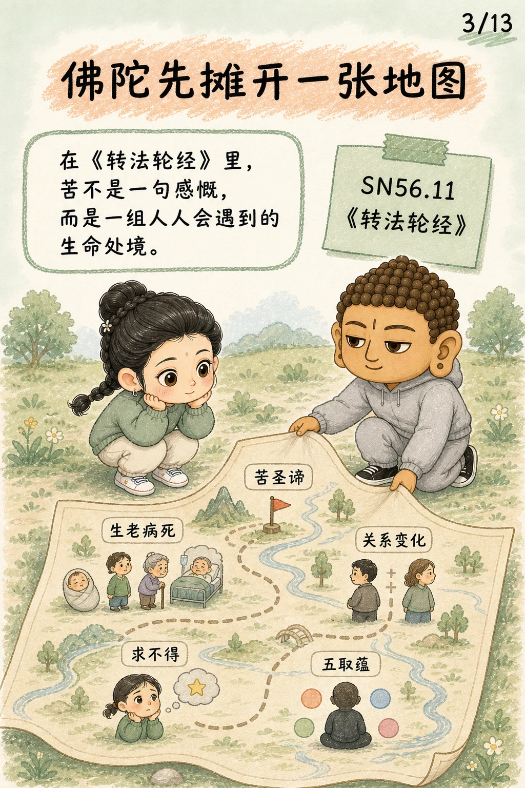 《苦：从出生那天开始的课题》漫画第 3 页