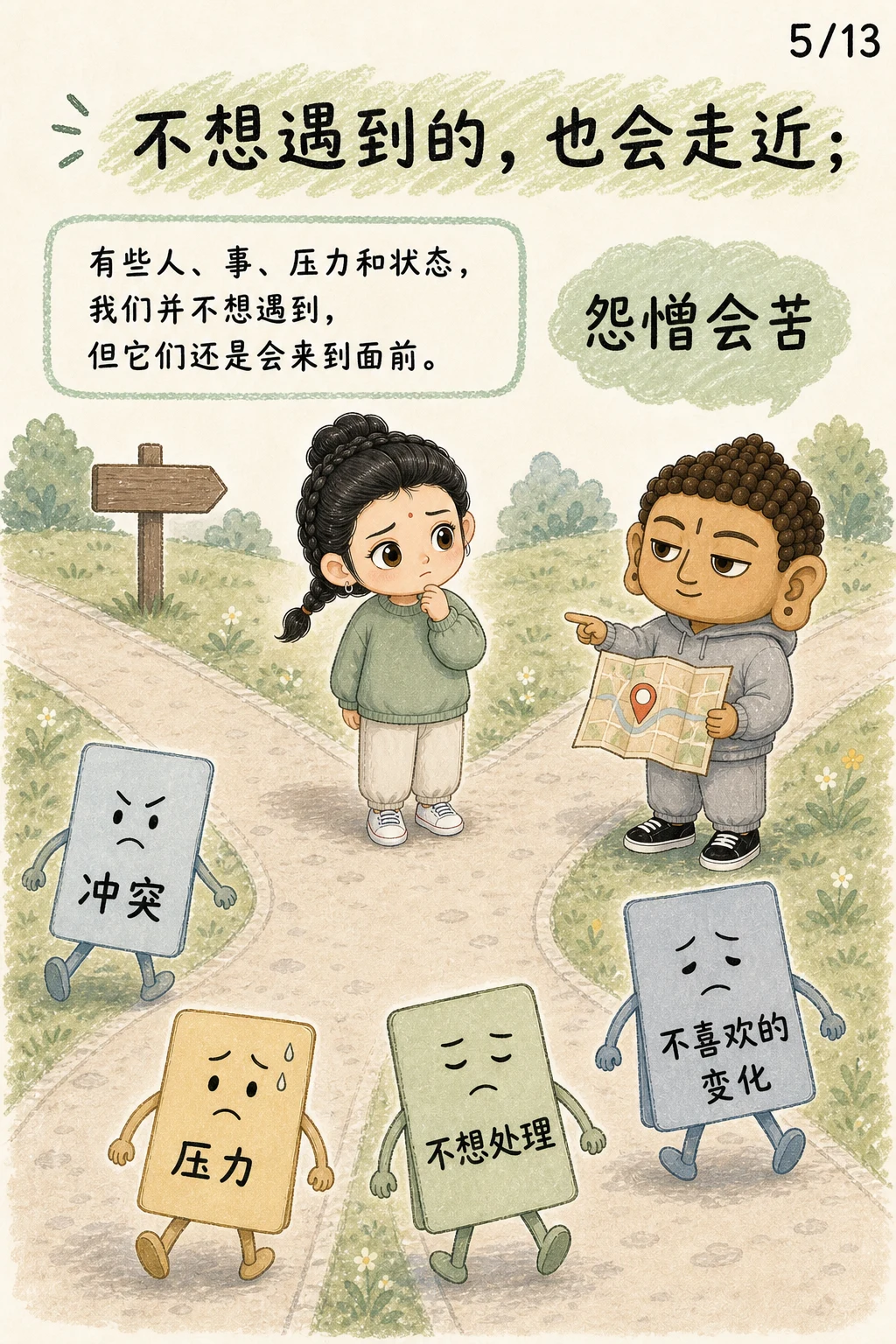 《苦：从出生那天开始的课题》漫画第 5 页