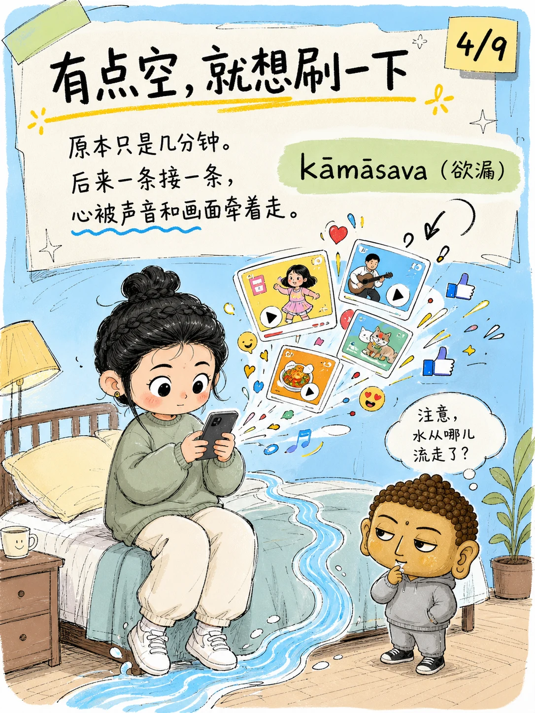 《漏，心是怎么一点点渗出去的》漫画第 4 页